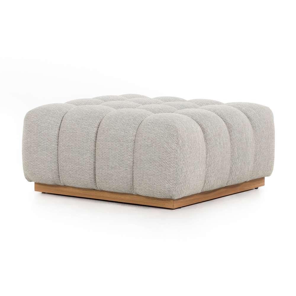 Four Hands - Roma Outdoor Ottoman Piece - Faye Ash - 227537-001 veiw 1