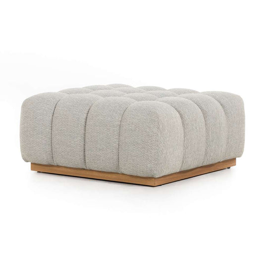 Four Hands - Roma Outdoor Ottoman Piece - Faye Ash - 227537-001 veiw 1