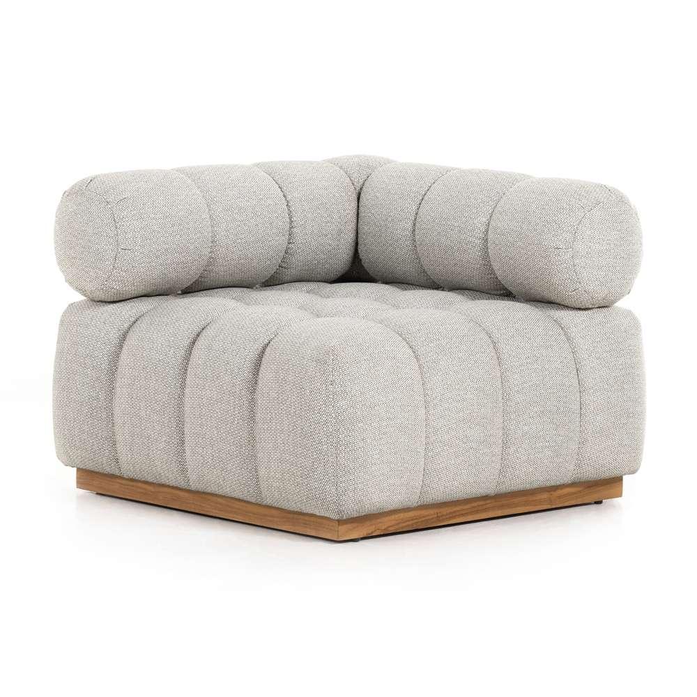 Four Hands - Roma Outdoor Sectional - Corner Pc - Ash - 226936-001 veiw 1