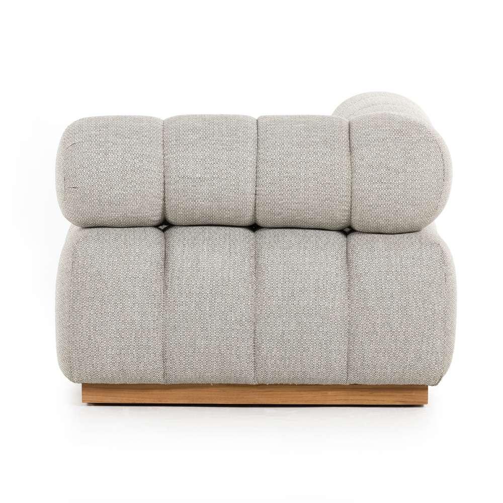 Four Hands - Roma Outdoor Sectional - Corner Pc - Ash - 226936-001 veiw 2