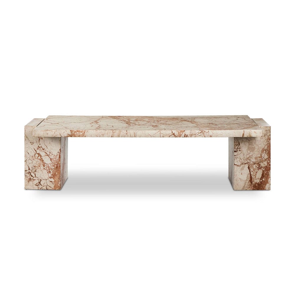 Four Hands - Romano Coffee Table - Desert Taupe Marble - 237772-001 view 1