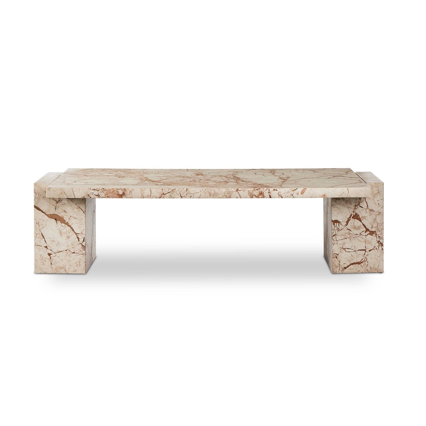Four Hands - Romano Coffee Table - Desert Taupe Marble - 237772-001 view 6
