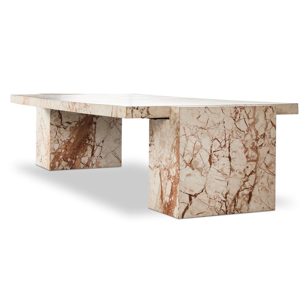Four Hands - Romano Coffee Table - Desert Taupe Marble - 237772-001 view 7