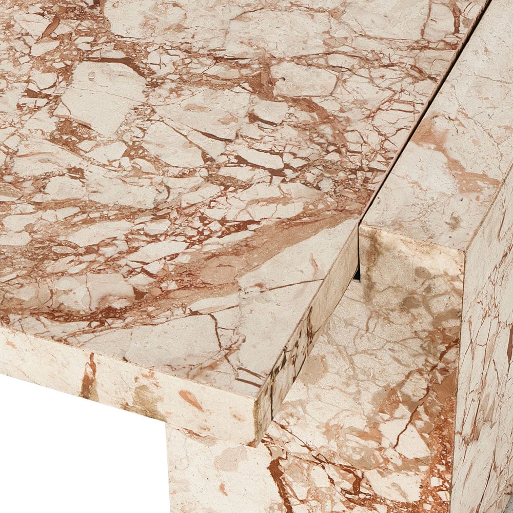 Four Hands - Romano Coffee Table - Desert Taupe Marble - 237772-001 view 8