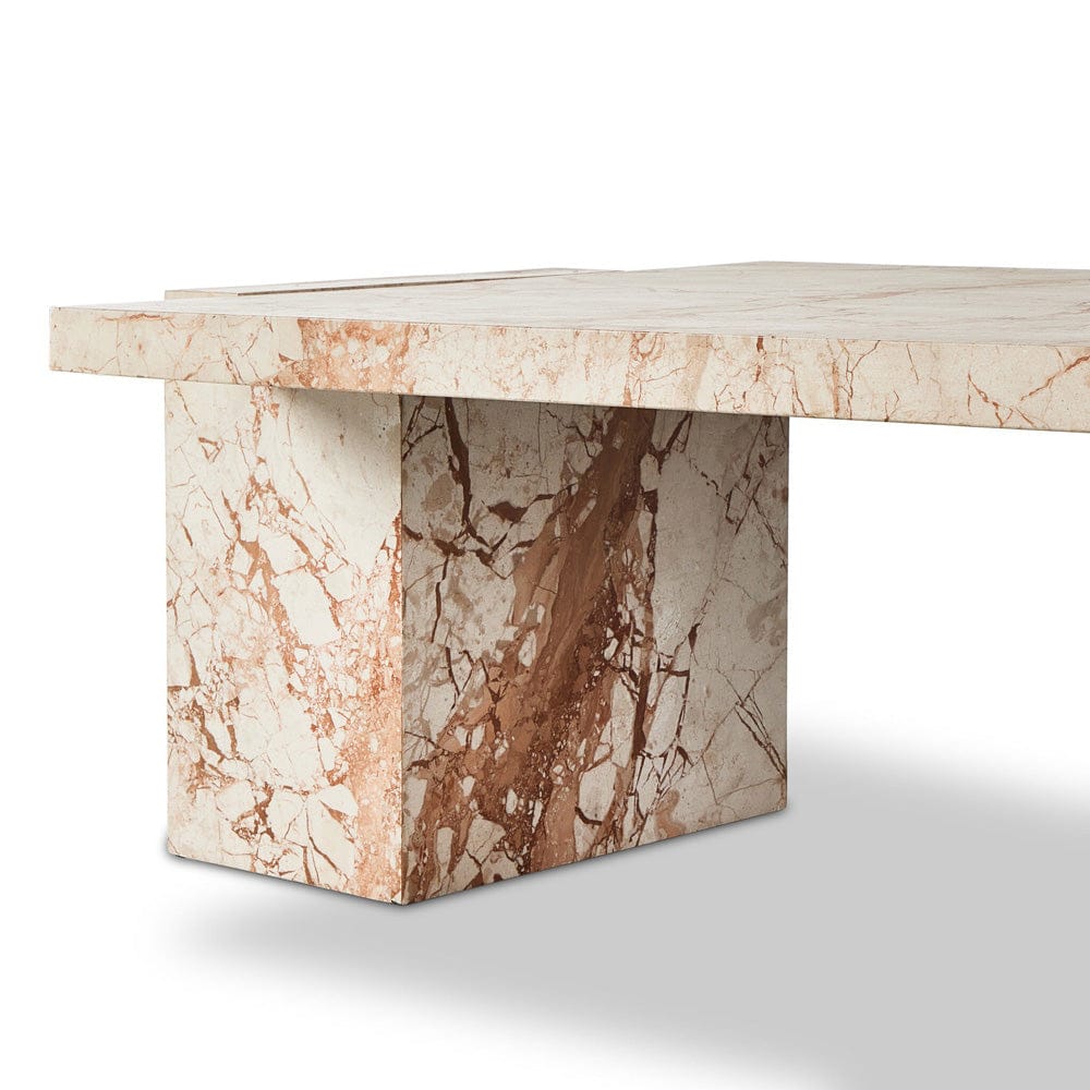 Four Hands - Romano Coffee Table - Desert Taupe Marble - 237772-001 view 9