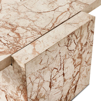 Four Hands - Romano Coffee Table - Desert Taupe Marble - 237772-001 view 11