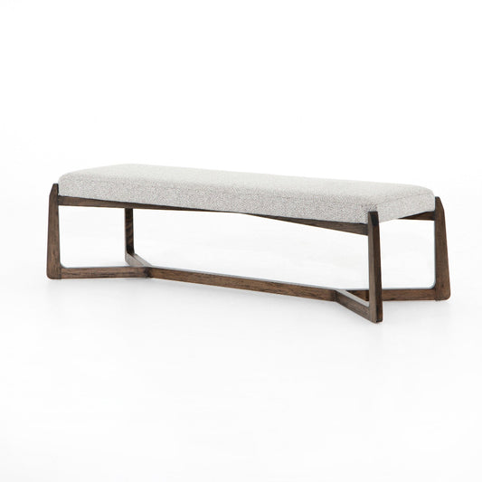 Four Hands - Roscoe Bench - Brunswick Pebble - 101046-002 veiw 1