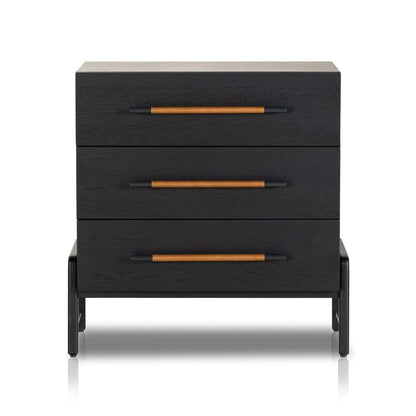 Four Hands - Rosedale 3 Drawer Dresser - Ebony Oak Veneer - 108448-003 veiw 2