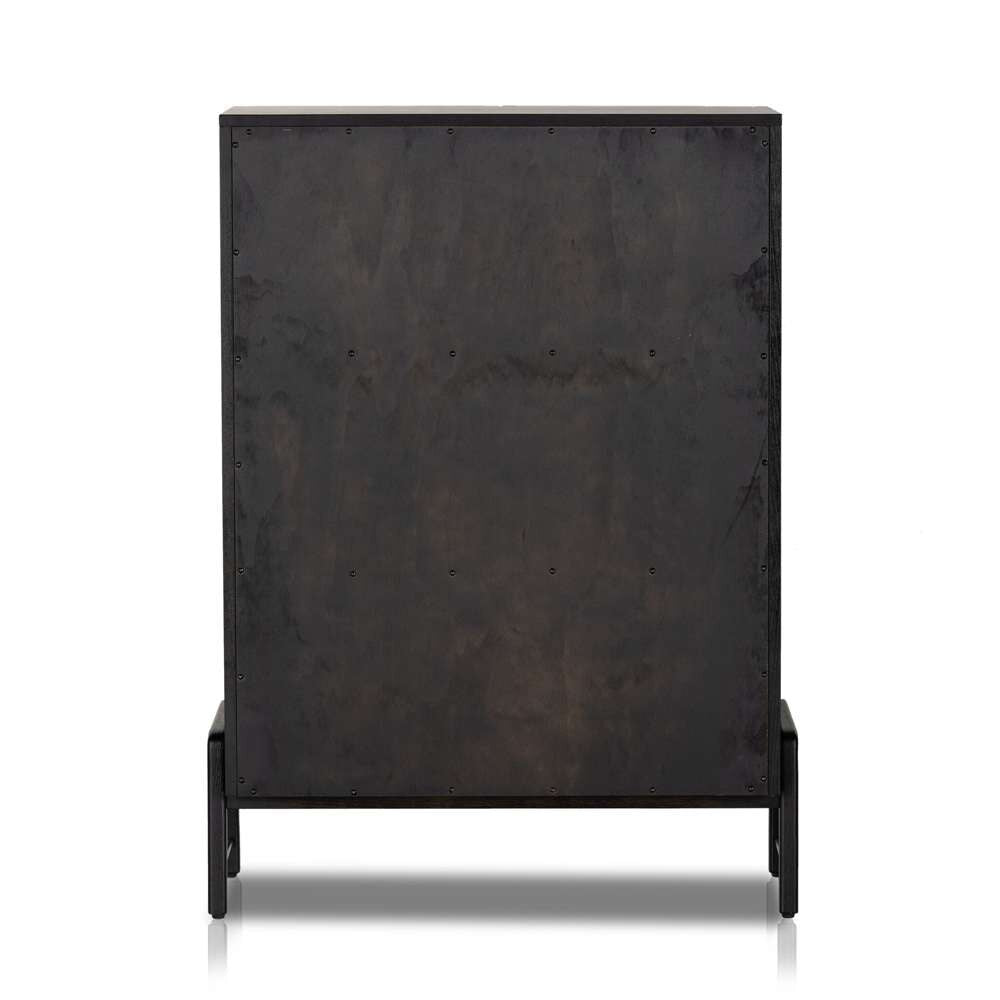 Four Hands - Rosedale 6 Drawer Tall Dresser - Ebony Oak Veneer - 108708-003 veiw 3