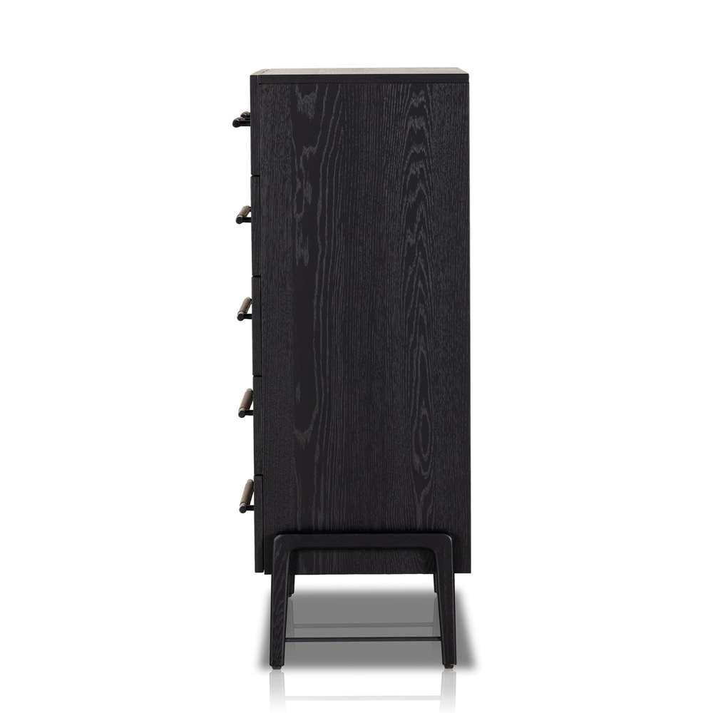 Four Hands - Rosedale 6 Drawer Tall Dresser - Ebony Oak Veneer - 108708-003 veiw 7
