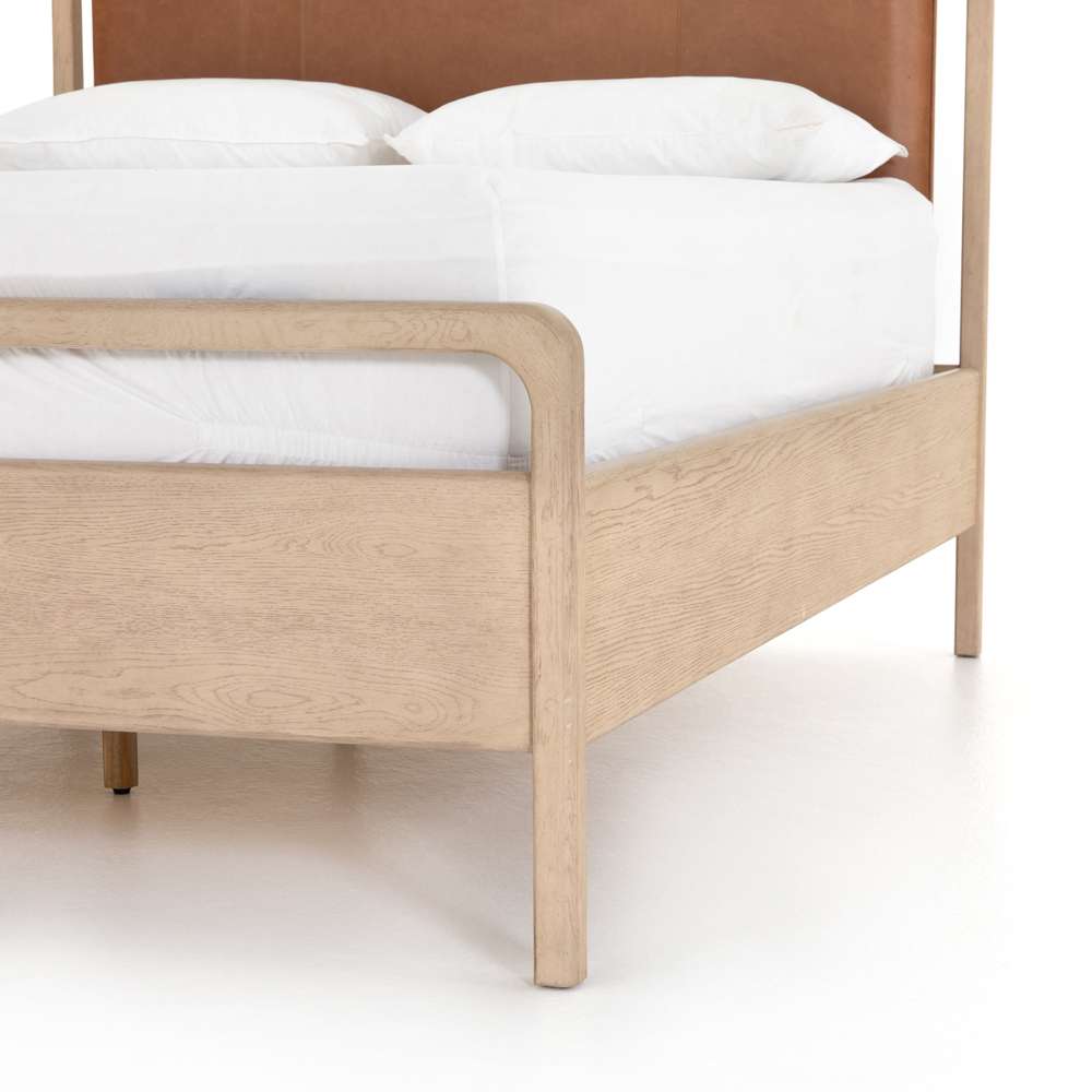 Four Hands - Rosedale Bed - Yucca Oak Veneer - King - 108480-004 veiw 3