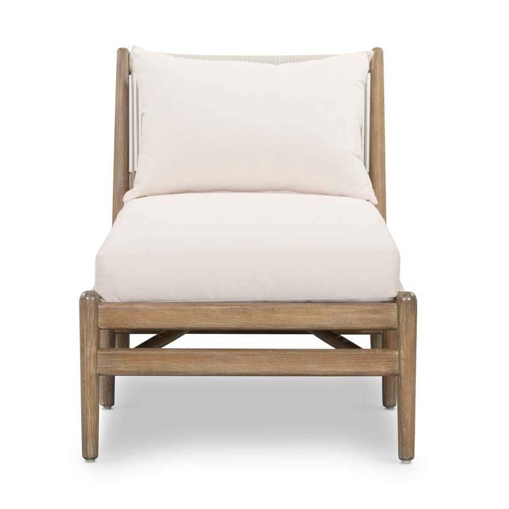 Four Hands - Rosen Outdoor Chaise - Natural Eucalyptus - 227343-001 veiw 3