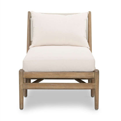 Four Hands - Rosen Outdoor Chaise - Natural Eucalyptus - 227343-001 veiw 3