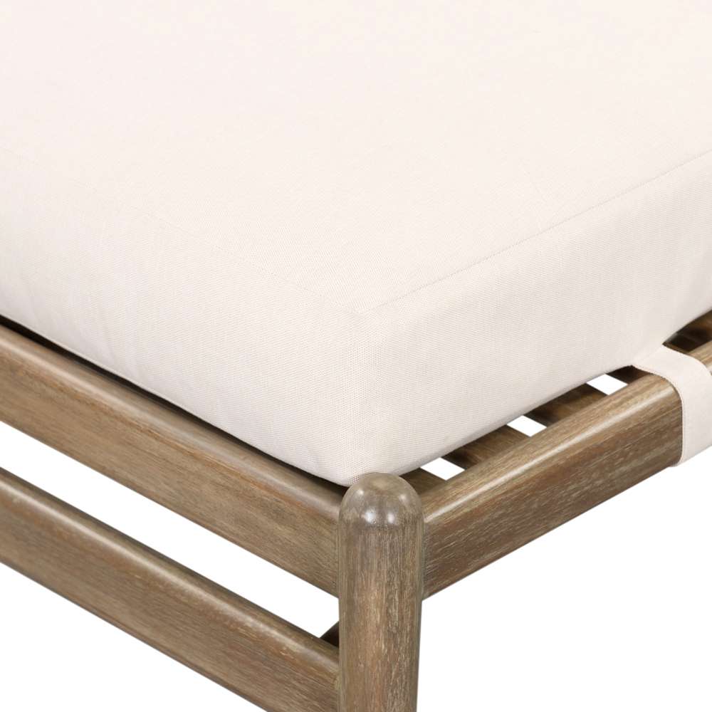 Four Hands - Rosen Outdoor Chaise - Natural Eucalyptus - 227343-001 veiw 5