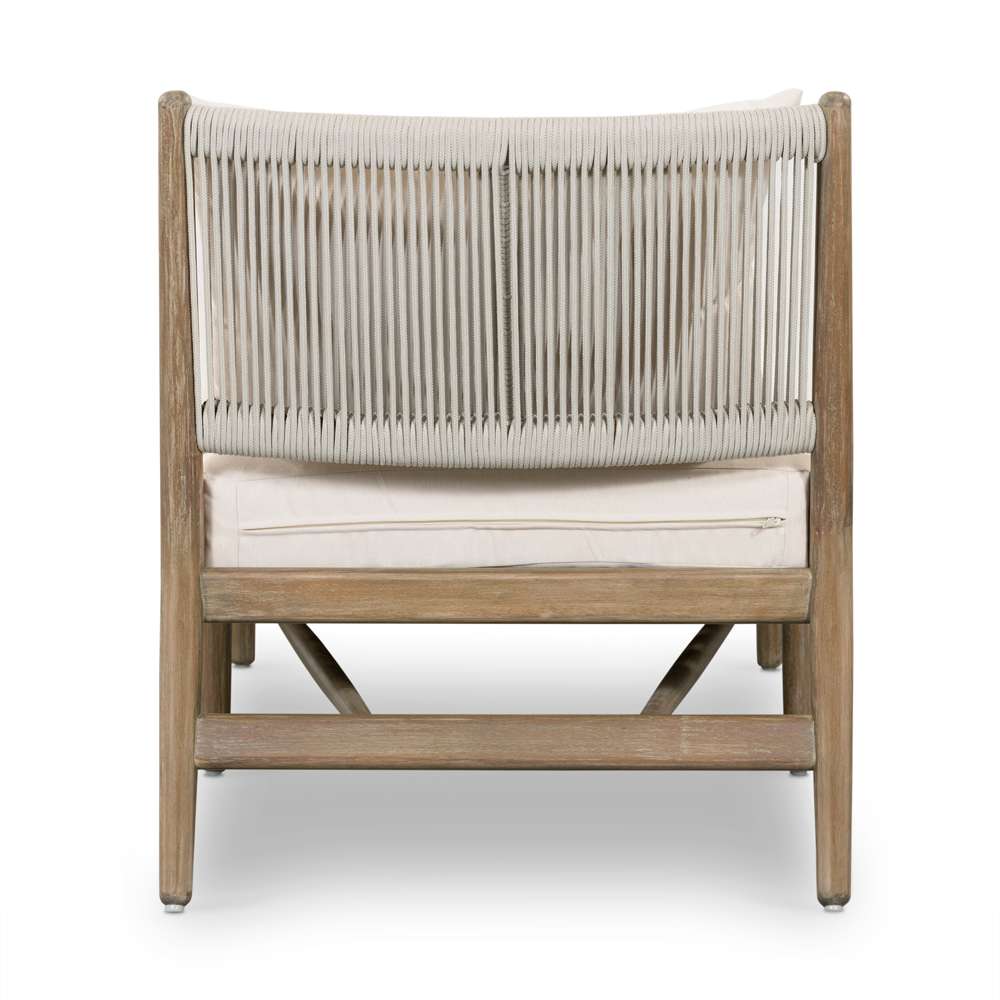 Four Hands - Rosen Outdoor Chaise - Natural Eucalyptus - 227343-001 veiw 6