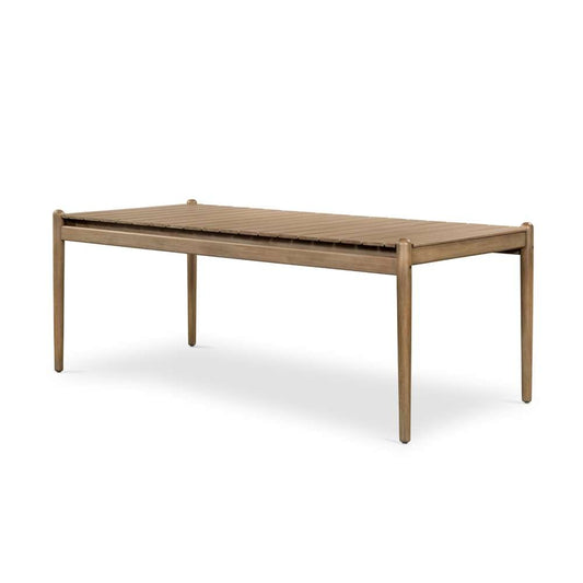Four Hands - Rosen Outdoor Dining Table - 81in - Natural Eucalyptus - 227369-001 veiw 1