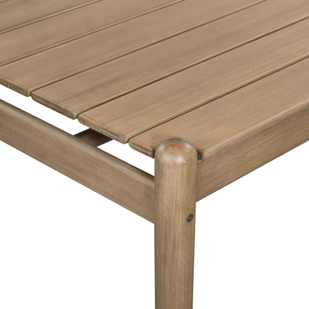 Four Hands - Rosen Outdoor Dining Table - 81in - Natural Eucalyptus - 227369-001 veiw 3