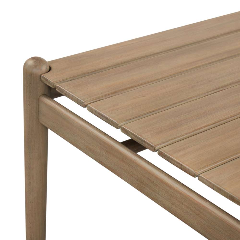 Four Hands - Rosen Outdoor Dining Table - 81in - Natural Eucalyptus - 227369-001 veiw 4