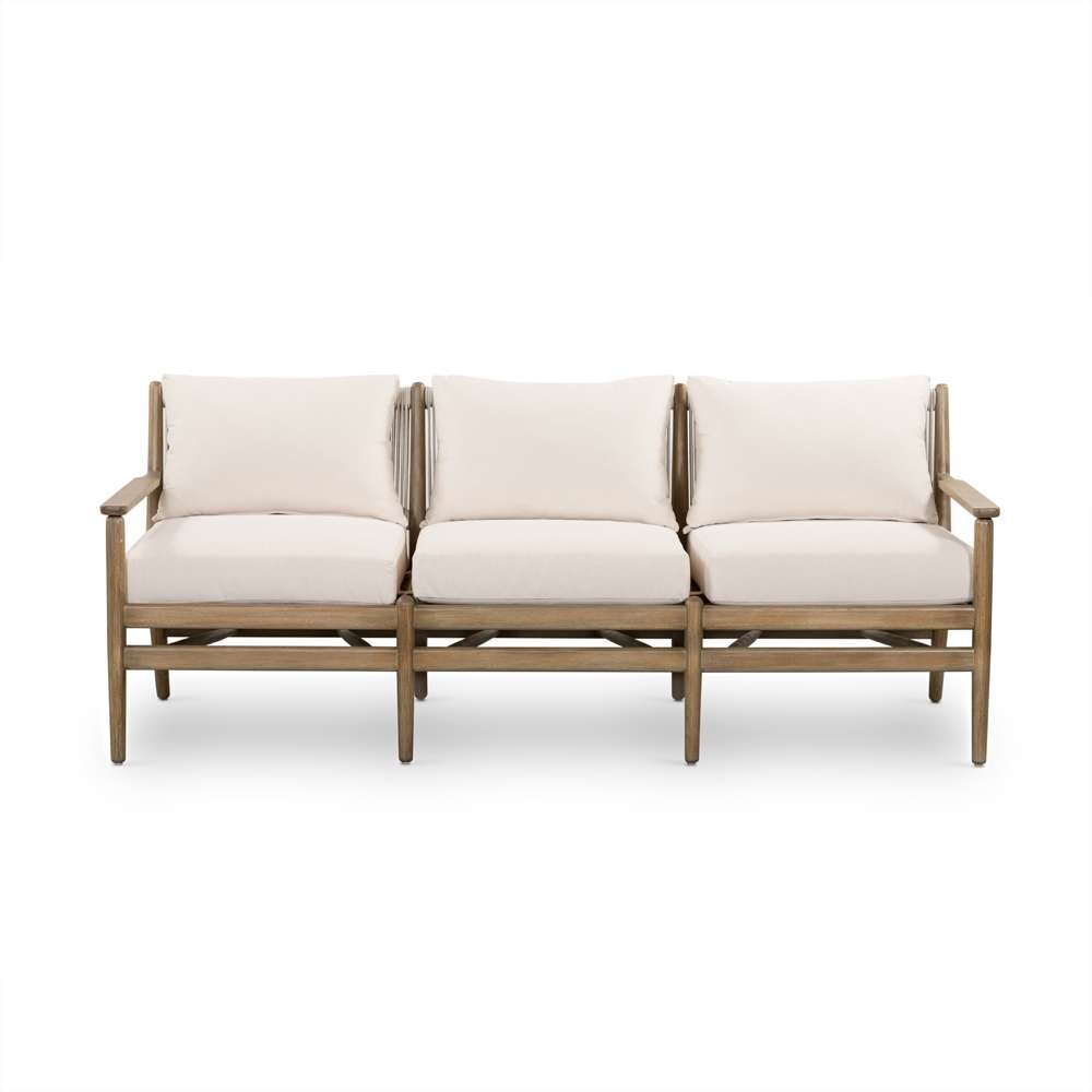 Four Hands - Rosen Outdoor Sofa - Natural Eucalyptus - 227336-001 veiw 3