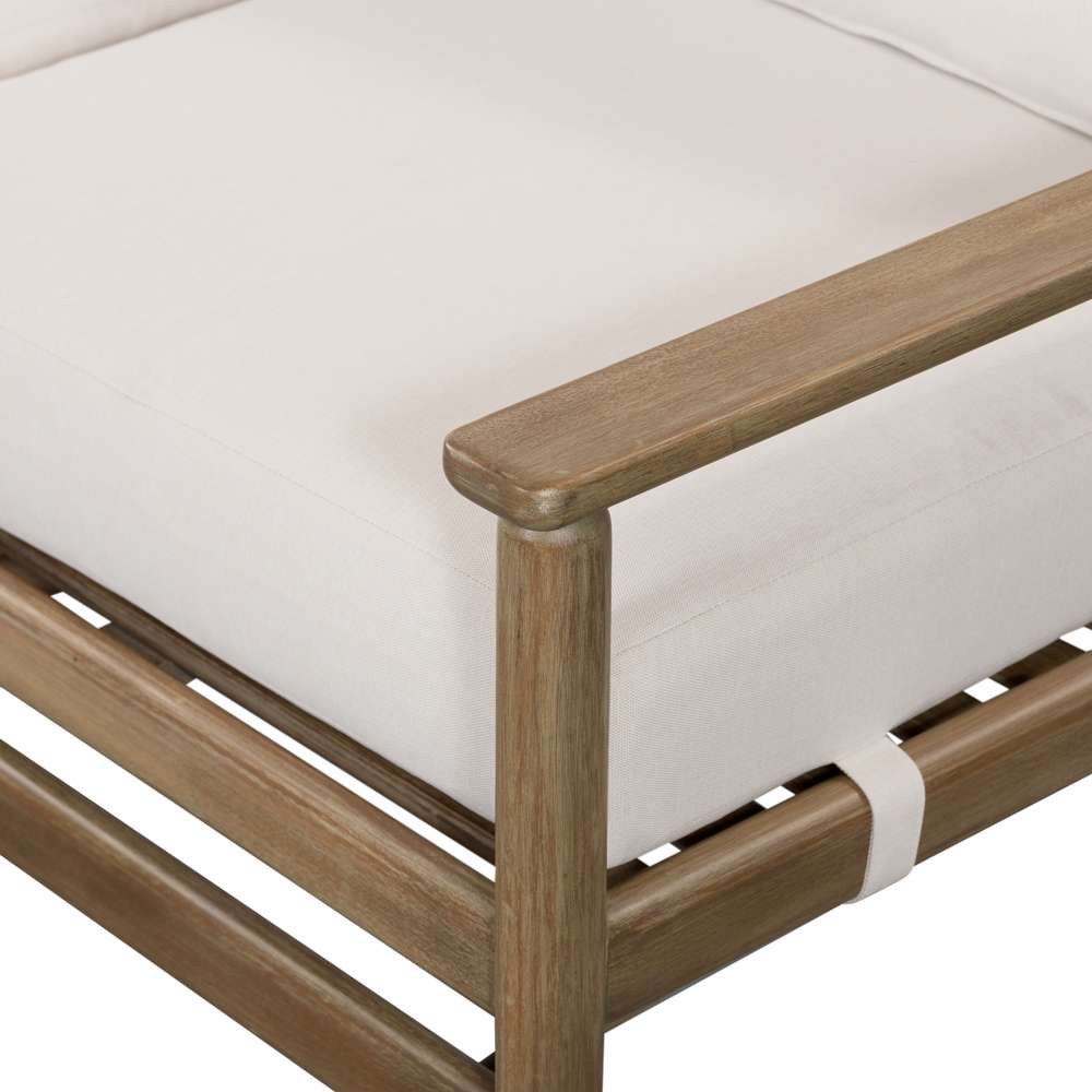 Four Hands - Rosen Outdoor Sofa - Natural Eucalyptus - 227336-001 veiw 5