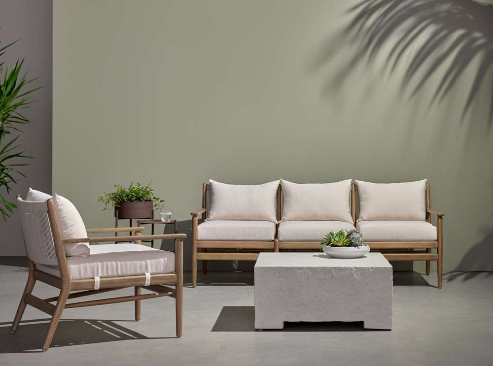 Four Hands - Rosen Outdoor Sofa - Natural Eucalyptus - 227336-001 veiw 9