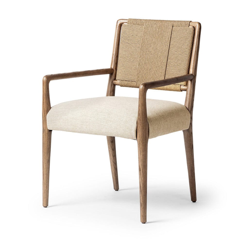 Four Hands - Rothler Dining Armchair - Alcala Wheat - 243480-001 view 2