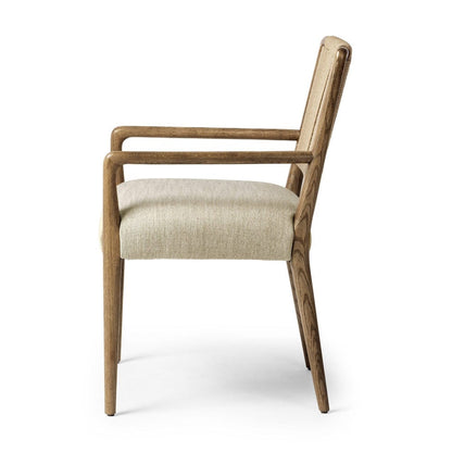 Four Hands - Rothler Dining Armchair - Alcala Wheat - 243480-001 view 3