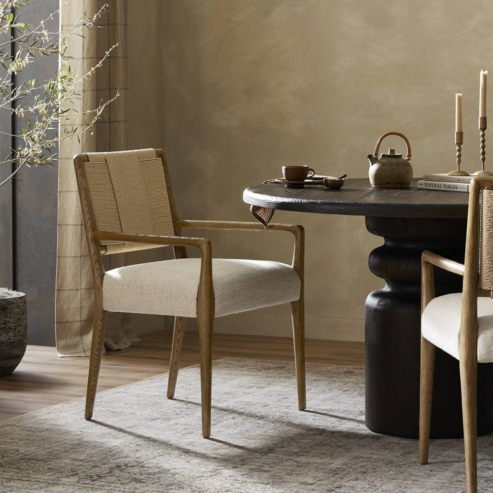 Four Hands - Rothler Dining Armchair - Alcala Wheat - 243480-001 view 4