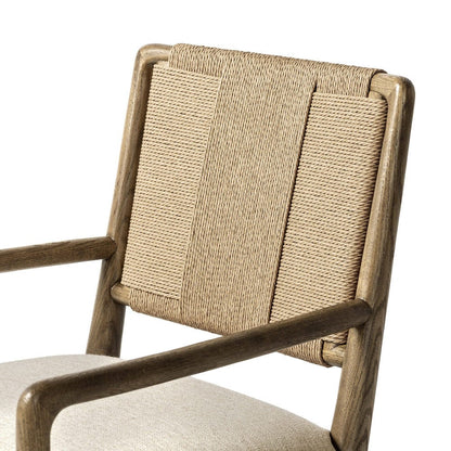 Four Hands - Rothler Dining Armchair - Alcala Wheat - 243480-001 view 7