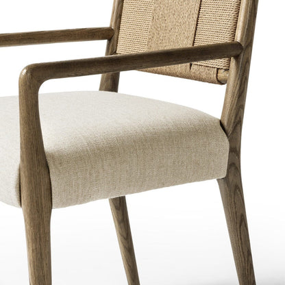 Four Hands - Rothler Dining Armchair - Alcala Wheat - 243480-001 view 8