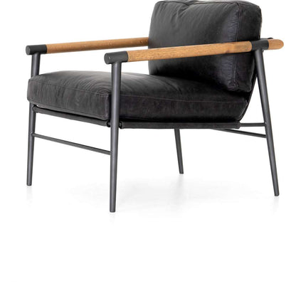 Four Hands - Rowen Chair - Sonoma Black - 105778-006 veiw 3