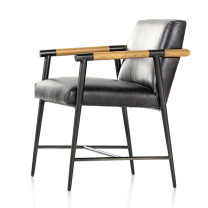 Four Hands - Rowen Dining Chair - Sonoma Black - 226223-002 veiw 3