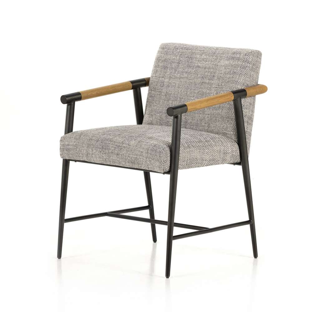Four Hands - Rowen Dining Chair - Thames Raven - 226223-001 veiw 1