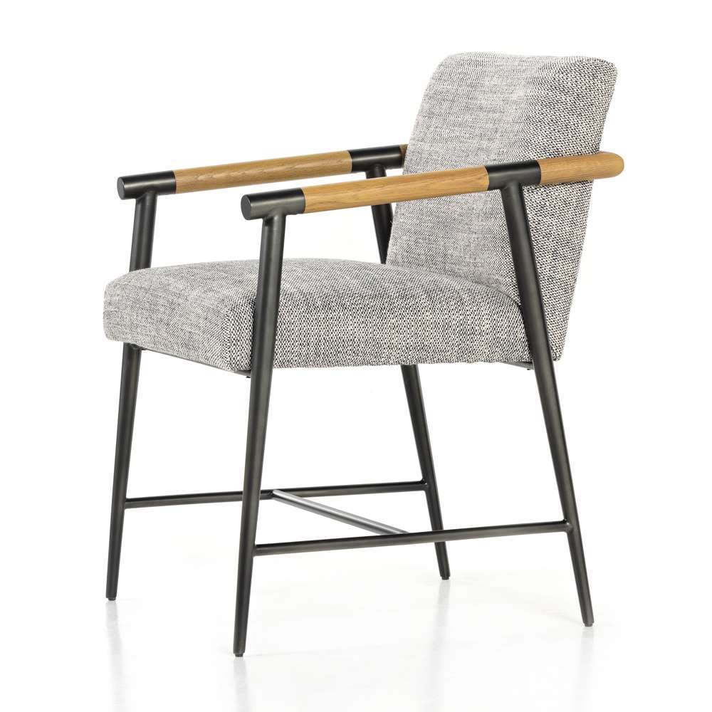 Four Hands - Rowen Dining Chair - Thames Raven - 226223-001 veiw 3