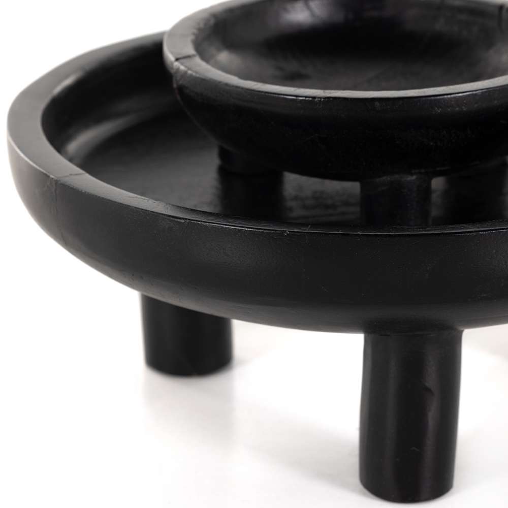 Four Hands - Rune Bowls - Flint Black - 227439-001 veiw 4