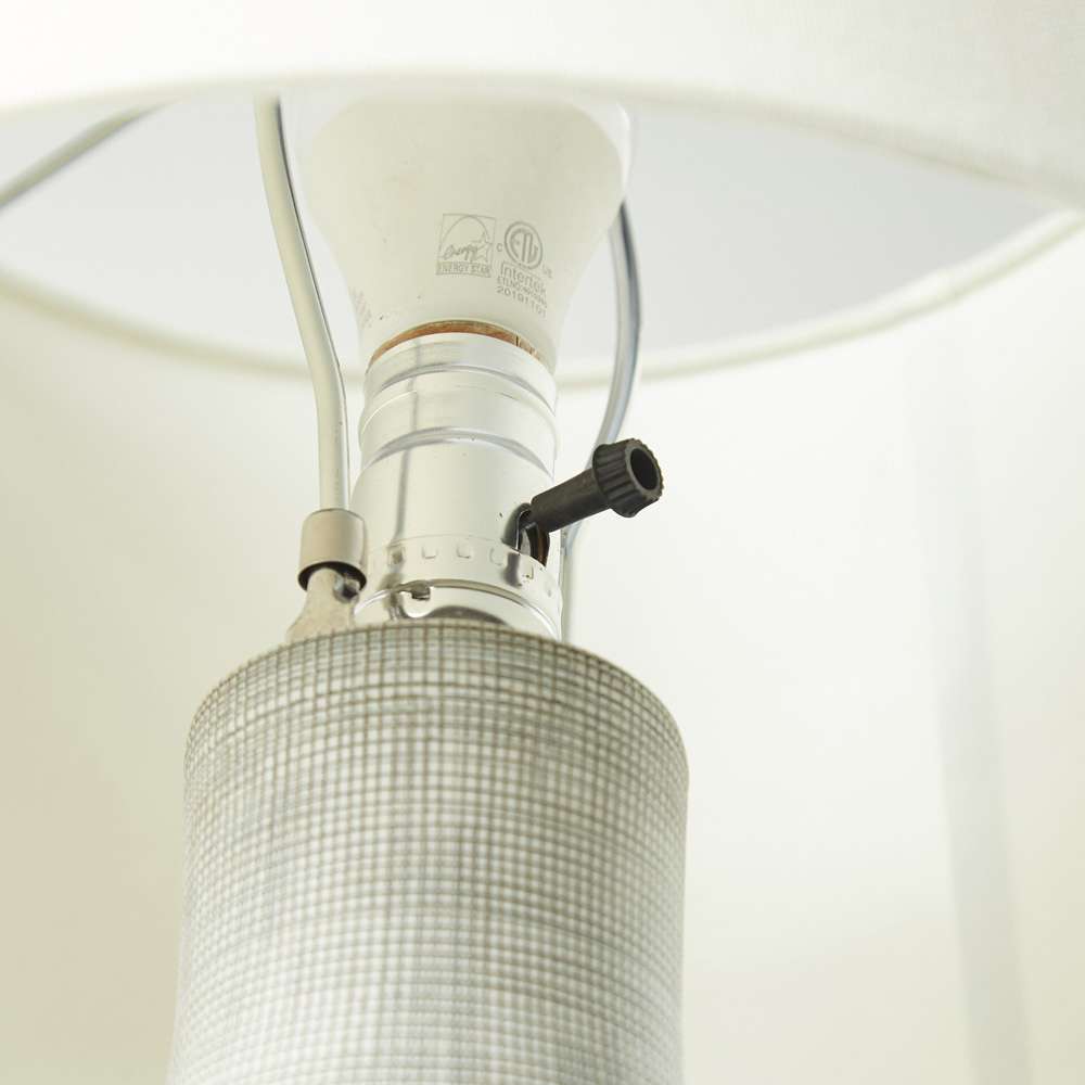 Four Hands - Ryker - Ombak Table Lamp - Black & White Grid Ceramic - 229308-001 veiw 7