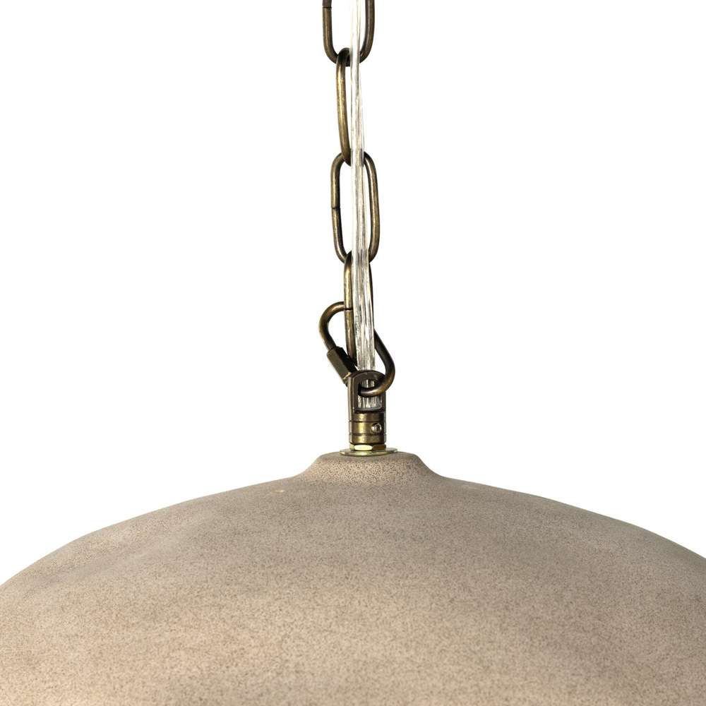 Four Hands - Ryker - Organic Ceramic Pendant - Sand Porcelain - 230937-001 veiw 5