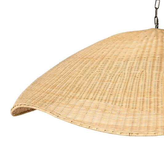 Four Hands - Ryker - Overscale Woven Rattan Pendant - Natural - 230938-001 veiw 2