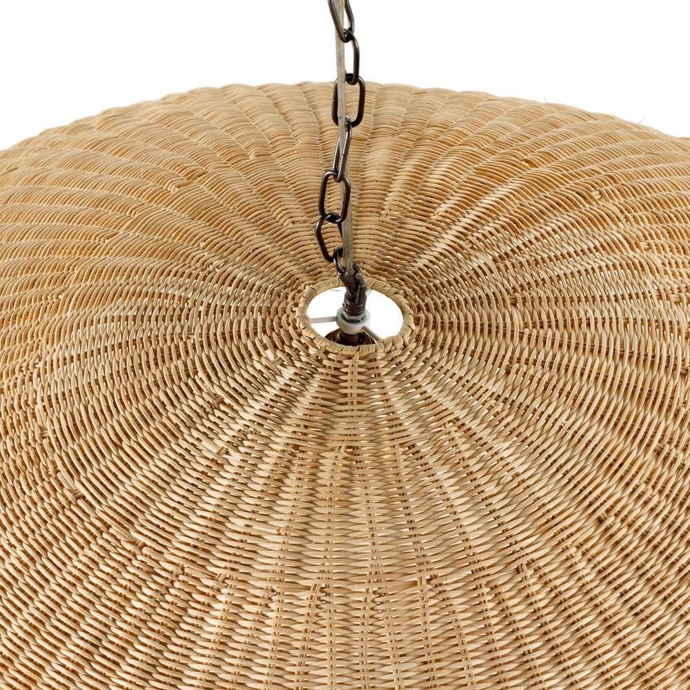 Four Hands - Ryker - Overscale Woven Rattan Pendant - Natural - 230938-001 veiw 5
