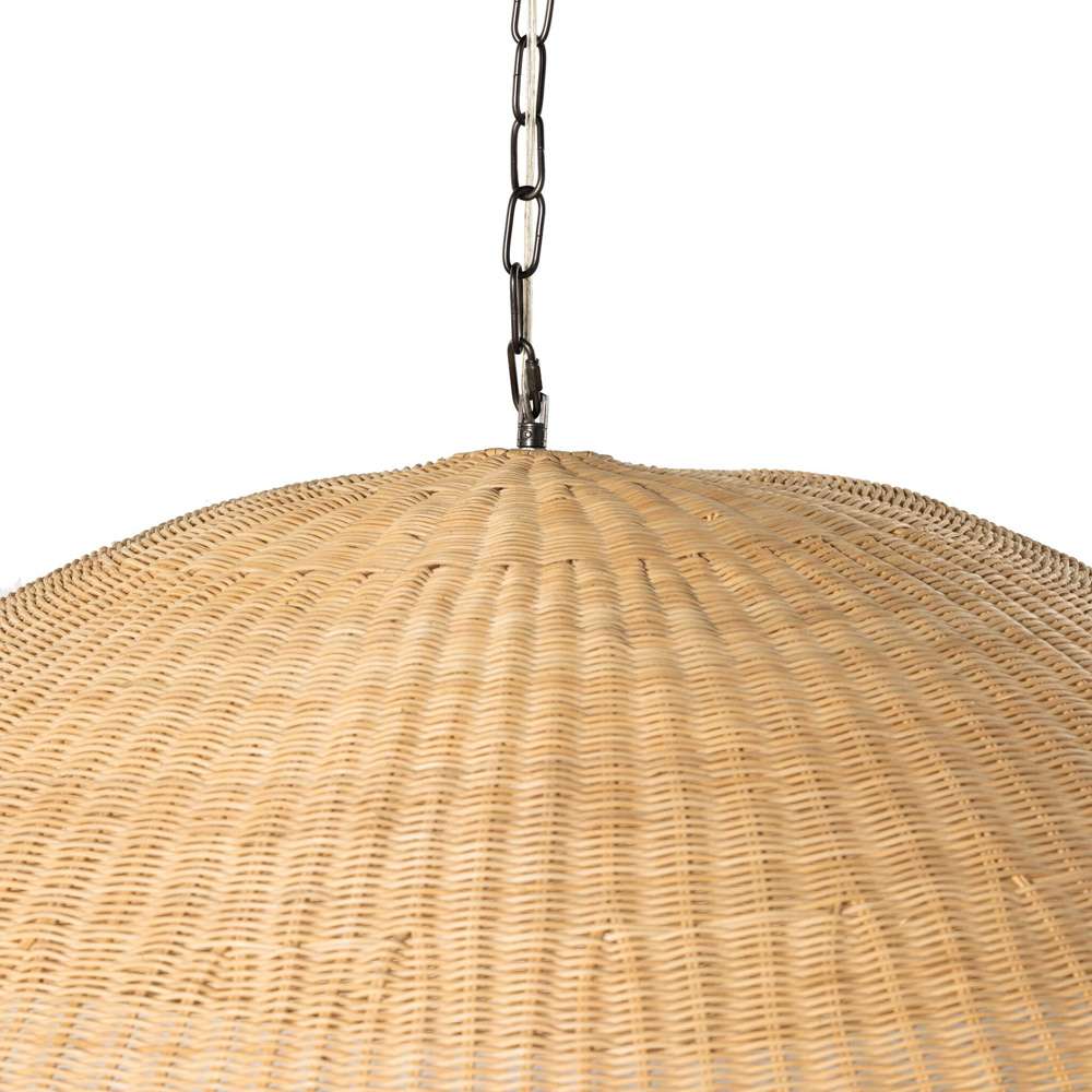 Four Hands - Ryker - Overscale Woven Rattan Pendant - Natural - 230938-001 veiw 6