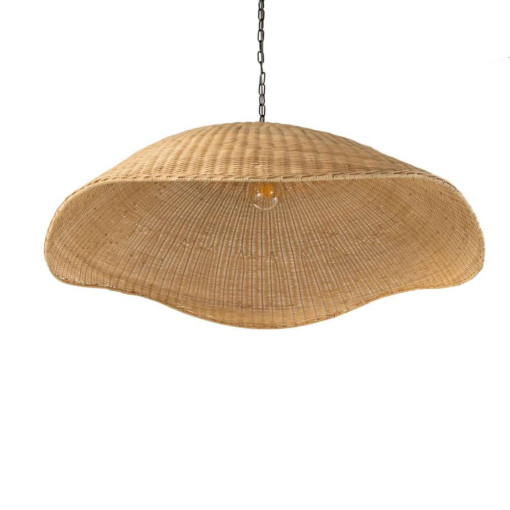 Four Hands - Ryker - Overscale Woven Rattan Pendant - Natural - 230938-001 veiw 10