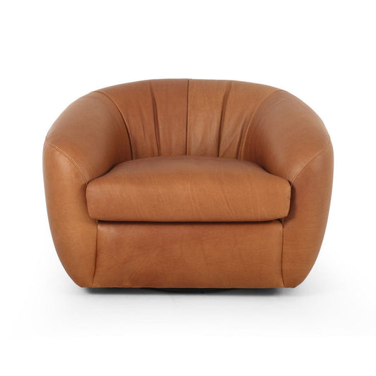 Four Hands - Saldana Swivel Chair - Lorento Cognac - 242319-001 view 1