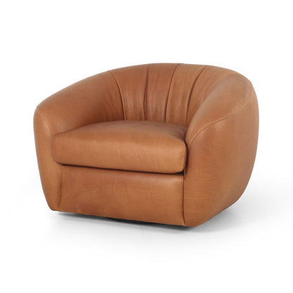 Four Hands - Saldana Swivel Chair - Lorento Cognac - 242319-001 view 2