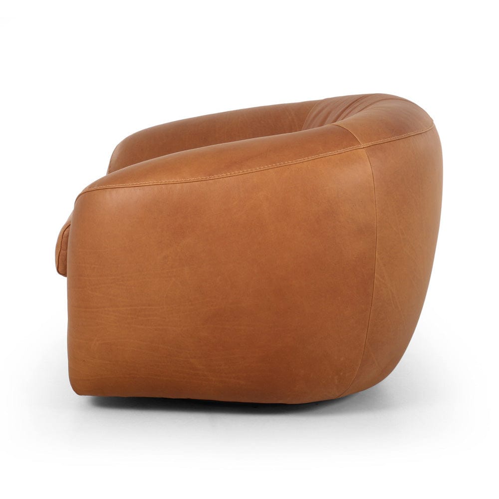 Four Hands - Saldana Swivel Chair - Lorento Cognac - 242319-001 view 3