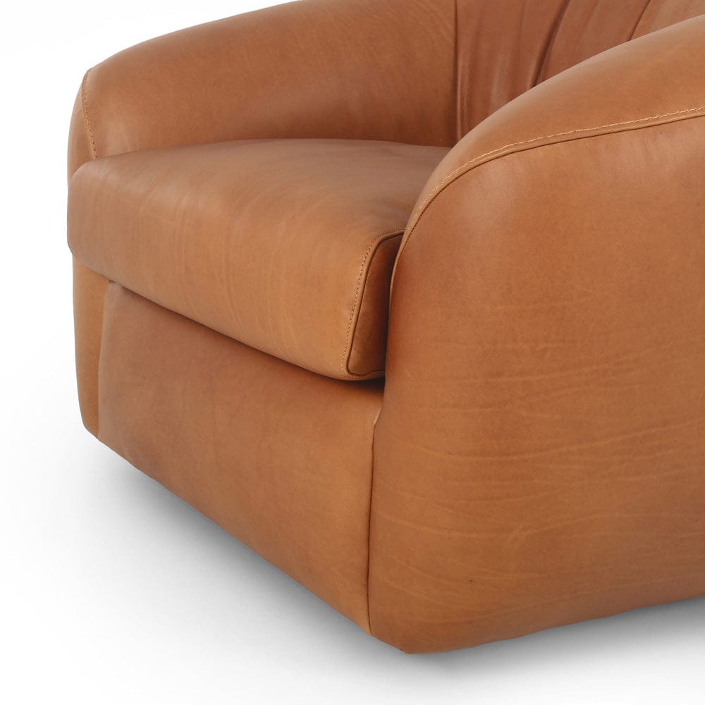 Four Hands - Saldana Swivel Chair - Lorento Cognac - 242319-001 view 5