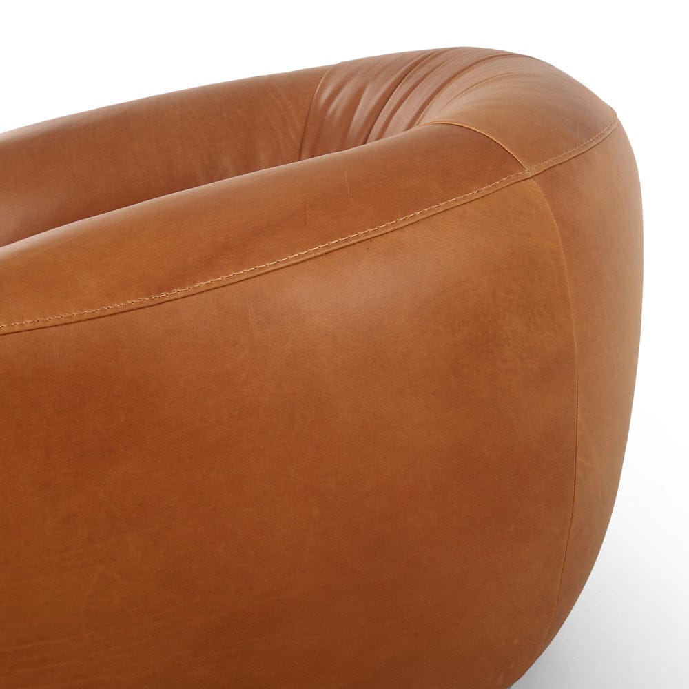 Four Hands - Saldana Swivel Chair - Lorento Cognac - 242319-001 view 7