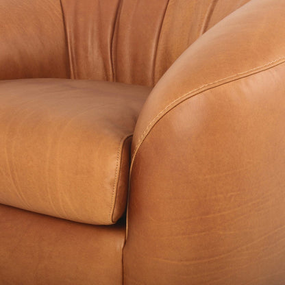 Four Hands - Saldana Swivel Chair - Lorento Cognac - 242319-001 view 9
