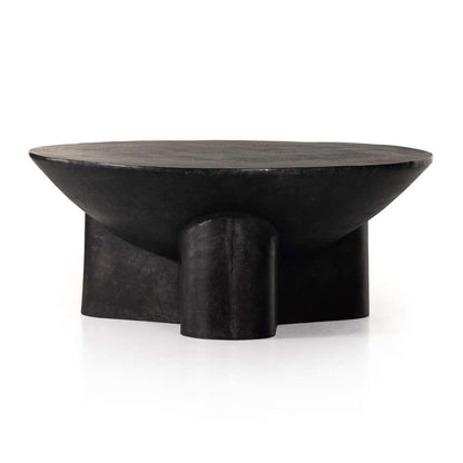 Four Hands - Sante 36in Coffee Table - Raw Black - 235674-001 veiw 3