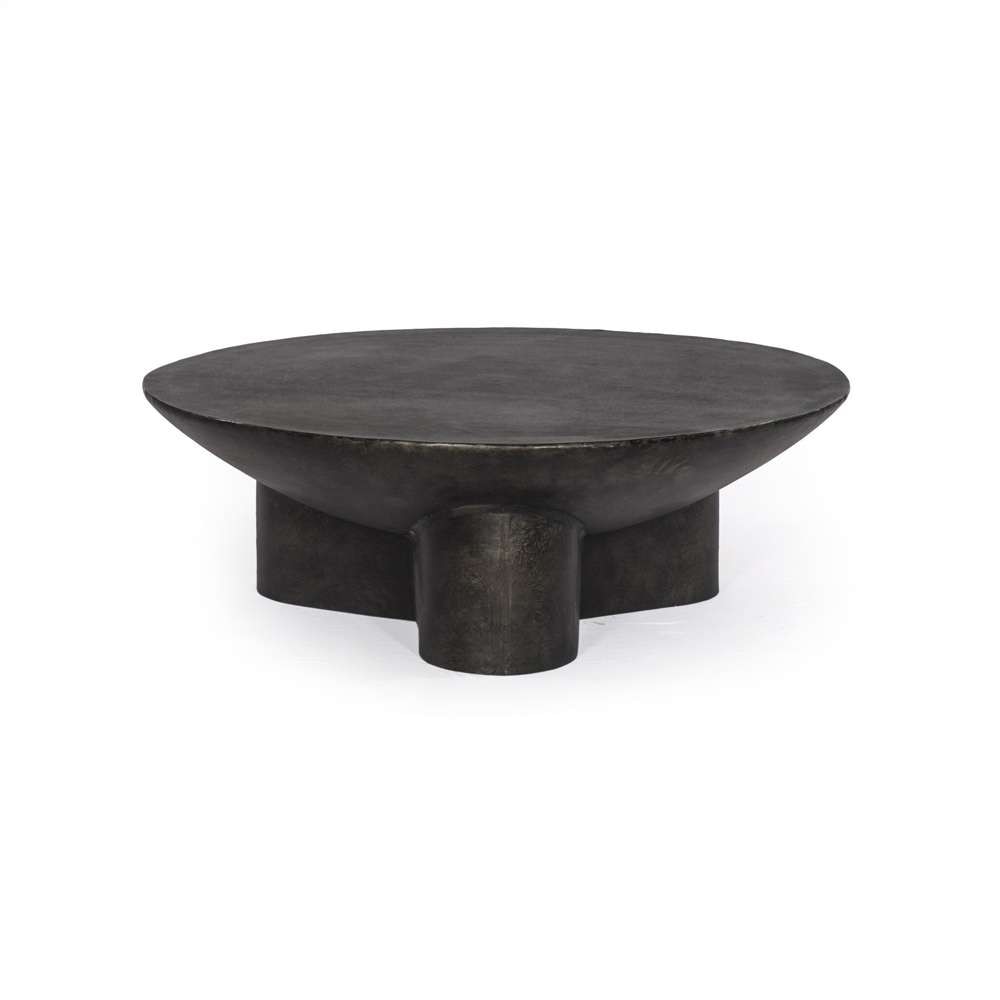 Four Hands - Sante Coffee Table - Raw Black - 232595-001 veiw 1