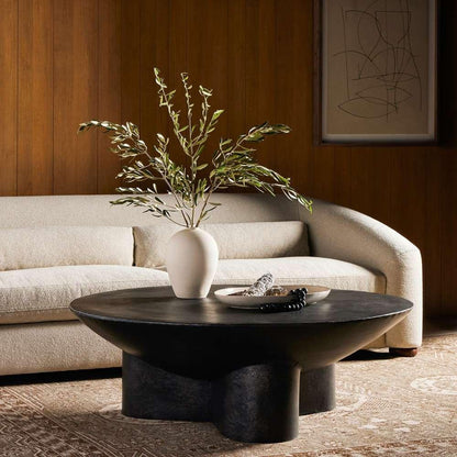 Four Hands - Sante Coffee Table - Raw Black - 232595-001 veiw 4